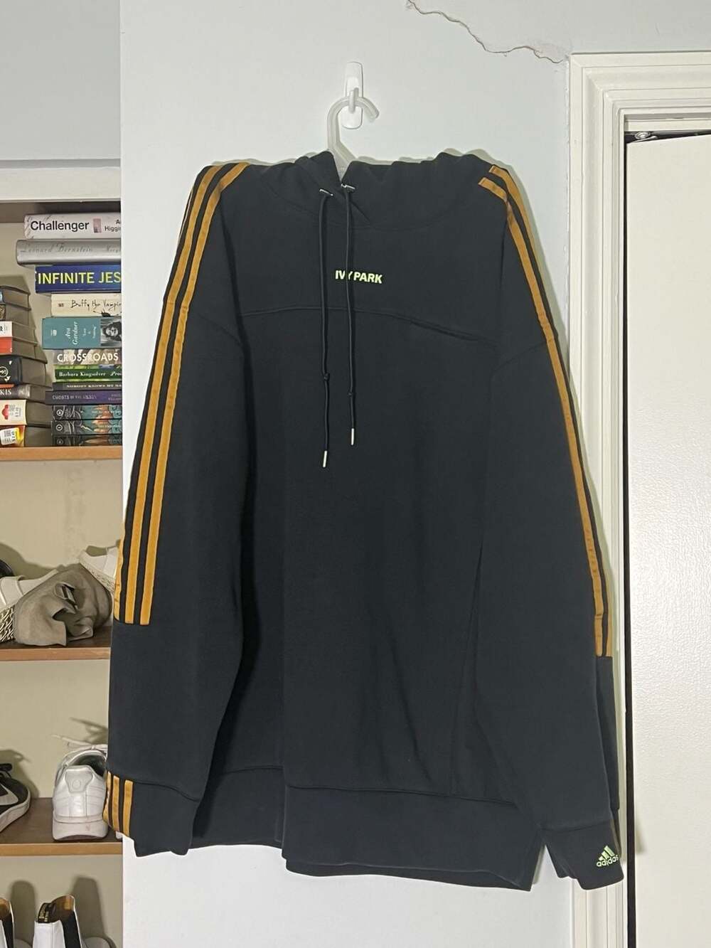 Adidas x Ivy Park Hoodie Black Gold Size L